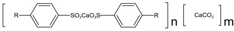 Structure of overbased calcium sulfonate Structure of overbased calcium sulfonate